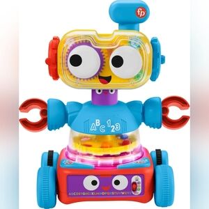 Fisher-Price Baby Toddler & Preschool Toy, 4-in-1 Learning Bot with Music Lights